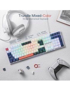 Teclado Gaming Redragon K668 RGB 104 Teclas con Cable 2
