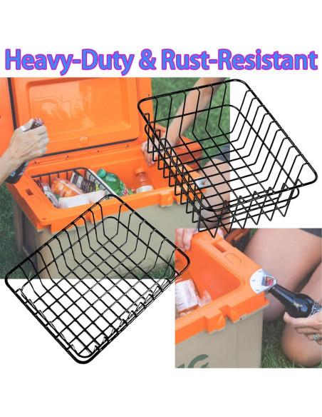 Cesta de Enfriador RTIC 32QT - Acero Inoxidable 2-Pack Cesta de Enfriador RTIC 32QT - Acero Inoxidable 2-Pack