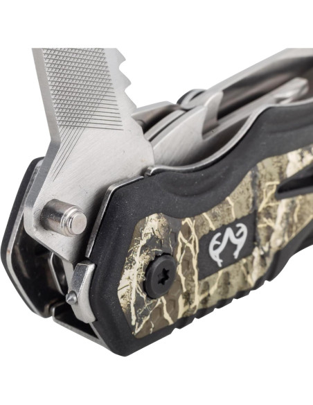 Multi-Herramienta 10-en-1 Realtree con Cuchillo Plegable 7.62 cm Multi-Herramienta 10-en-1 Realtree con Cuchillo Plegable 7.62 cm