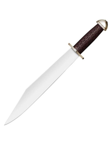 Cuchillo Sax Cold Steel del Jefe con funda de cuero 33.97 cm