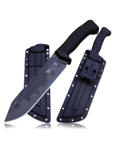 Cuchillo de Exterior WPKOPYA Full Tang Acero Inoxidable 440C 37.6cm