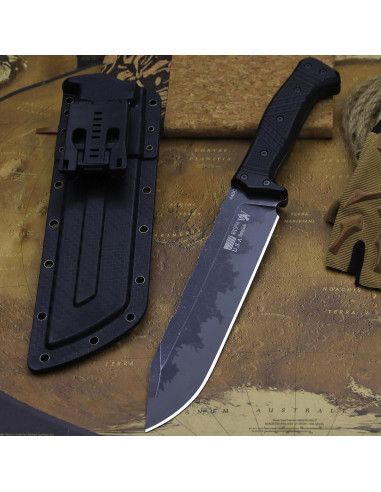 Cuchillo de Exterior WPKOPYA Full Tang Acero Inoxidable 440C 37.6cm