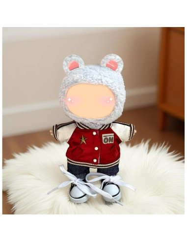 Conjunto de Ropa para Muñeca Coruja 3 Piezas 17cm Deportivo