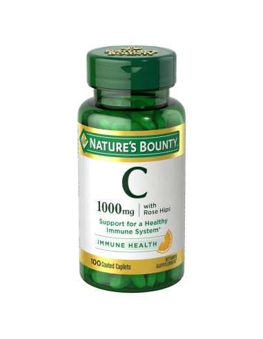 Vitamin C Nature's Bounty 1000mg + Rosa Mosqueta 100 Tabletas