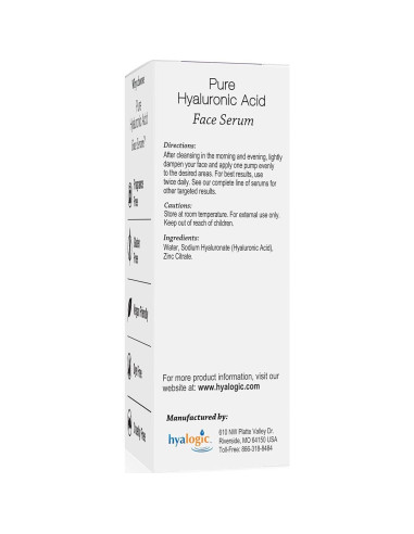 Suero Facial Hidratante Hyalogic Ácido Hialurónico 13.3 ml