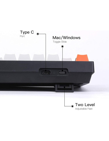 Teclado Mecánico Keychron C1 TKL USB-C 87 Teclas Retroiluminado