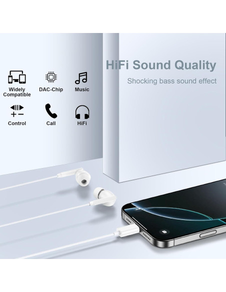 Auriculares USB C Samsung con micrófono y control de volumen Auriculares USB C Samsung con micrófono y control de volumen