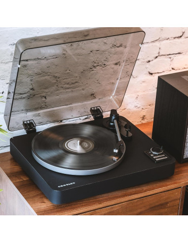 Tocadiscos Bluetooth Automático Crosley C300A-BK 2 Velocidades