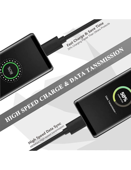 Cable USB Micro de 20 cm Negro DIGITMON para Jabra Sport Elite Cable USB Micro de 20 cm Negro DIGITMON para Jabra Sport Elite