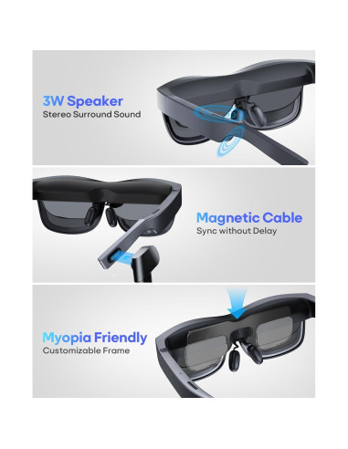 Gafas AR FANGOR FGAR10 1080P 50 FOV Teatro Virtual