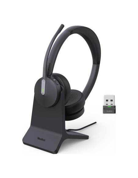 Auricular Bluetooth Yealink BH70 Doble con Soporte Teams 35h Auricular Bluetooth Yealink BH70 Doble con Soporte Teams 35h