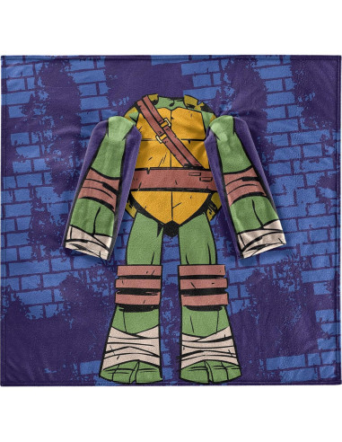 Manta Comfy con Mangas Northwest Tortugas Ninja 122x122 cm