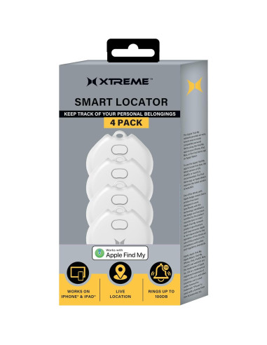 Rastreador Aéreo Recargable Xtreme - Paquete de 4, GPS, 100dB