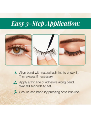 Pestañas Postizas Ardell Eco Lashes 451 - 2 Pares Reutilizables
