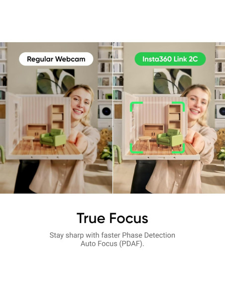 Insta360 Link 2C - Webcam 4K con Enfoque Automático y AI Insta360 Link 2C - Webcam 4K con Enfoque Automático y AI