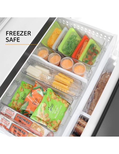 Organizador de Nevera Transparentes 16 Piezas StorageBud Organizador de Nevera Transparentes 16 Piezas StorageBud
