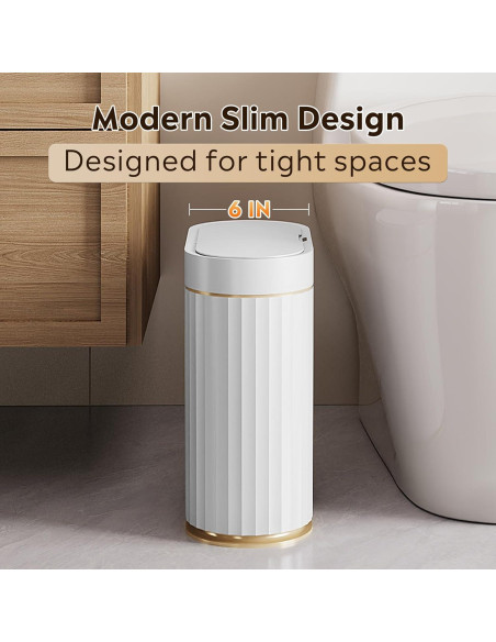 Cubo de Basura Automático WLIVE 9L con Sensor de Movimiento Cubo de Basura Automático WLIVE 9L con Sensor de Movimiento