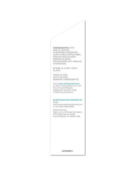 Tiras Blanqueadoras Rembrandt Blanco Profundo - 40 Tiras Tiras Blanqueadoras Rembrandt Blanco Profundo - 40 Tiras