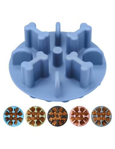 Inserto de Alimentador Lento Animire S - Silicona Azul 8.9cm