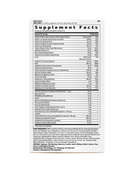Multivitamina Activa para Mujeres GNC Sin Hierro 180 Tabletas Multivitamina Activa para Mujeres GNC Sin Hierro 180 Tabletas