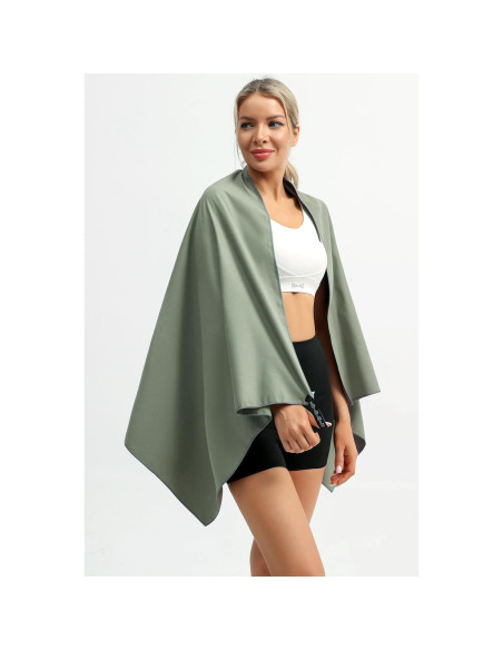 Toalla de Camping Microfibra Eunzel 76x152 cm Verde Militar Toalla de Camping Microfibra Eunzel 76x152 cm Verde Militar