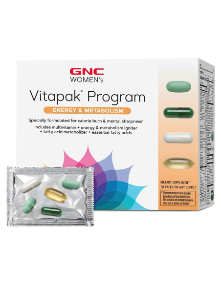 Vitapak GNC Energía y Metabolismo Mujeres 30 Porciones Vitapak GNC Energía y Metabolismo Mujeres 30 Porciones
