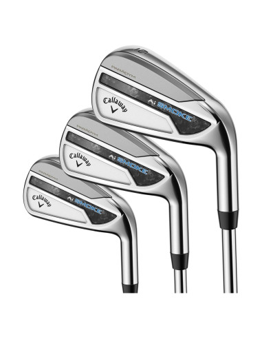 Hierros de Golf Callaway Paradym AI Smoke 4-PW Acero