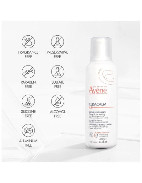Crema Lipídica Reconstituyente Avne XeraCalm A.D 190g - Sin Conservantes Crema Lipídica Reconstituyente Avne XeraCalm A.D 190g - Sin Conservantes
