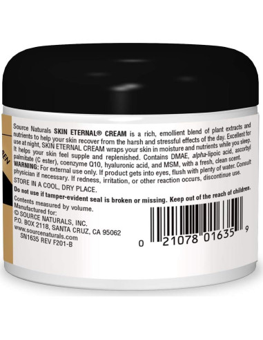 Crema Eterna Source Naturals 56.7g para Piel Irritada