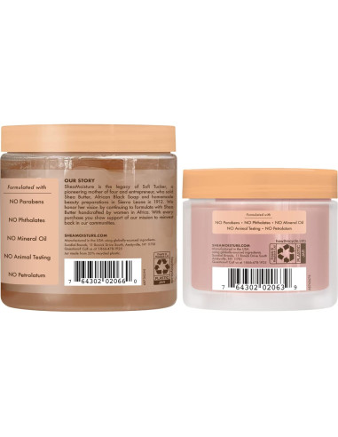 Gel de Estilo para Cabello Rizado SheaMoisture 425 g + Control de Bordes 99 g