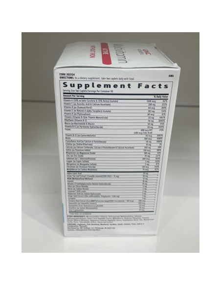 Multivitamina Activa para Mujeres GNC Sin Hierro 180 Tabletas Multivitamina Activa para Mujeres GNC Sin Hierro 180 Tabletas