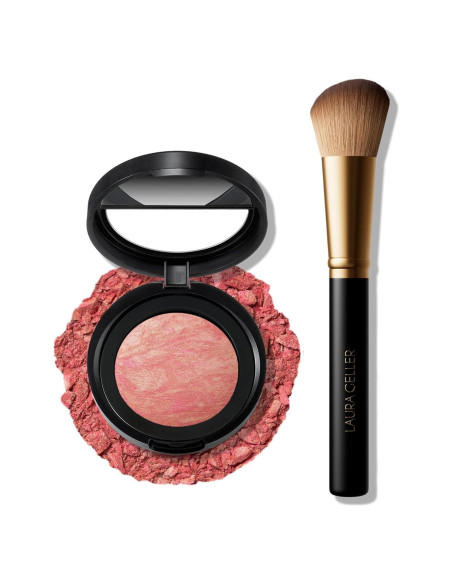 Rubor Horneado Laura Geller Cove Coral 70.9g + Brocha Rubor Horneado Laura Geller Cove Coral 70.9g + Brocha
