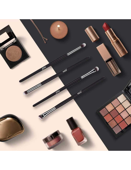 Juego de Brochas de Maquillaje para Ojos MSQ 4 Piezas Juego de Brochas de Maquillaje para Ojos MSQ 4 Piezas