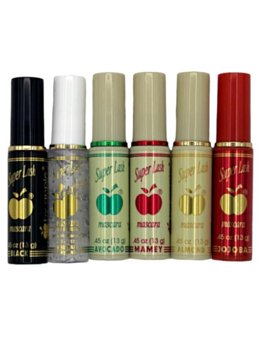 Máscara Super Lash Apple - Paquete 6 Piezas, Volumen y Crecimiento