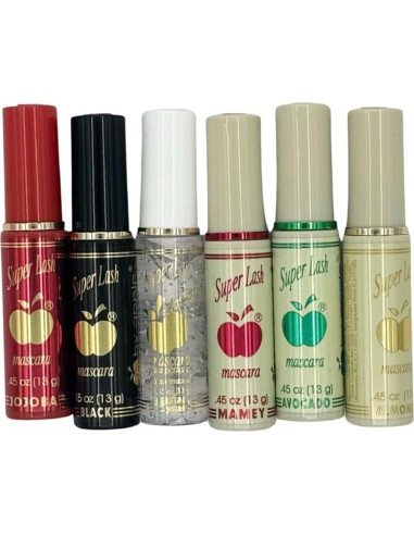 Máscara Super Lash Apple - Paquete 6 Piezas, Volumen y Crecimiento