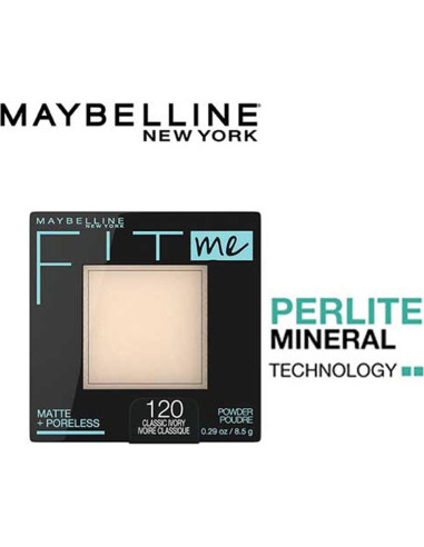 Maybelline Fit Me Mate + Sin Poros Base Líquida y Polvo Compacto