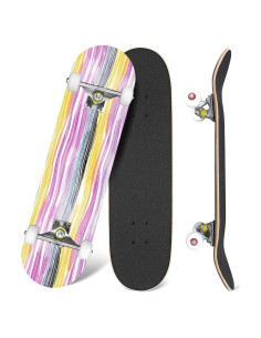 Patineta Completa UHMLTCRBOD 31" x 8" 7 Capas Arce Doble Kick