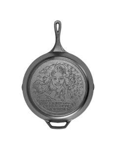 Sartén de Hierro Fundido Lodge 33.66 cm Dolly Parton Pre-Sazonada