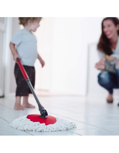 Paquete de 3 cabezales de repuesto Famebird para mopa giratoria