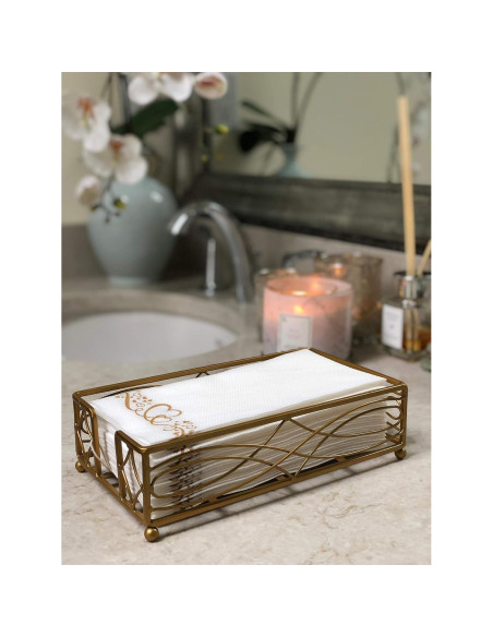 Soporte para Servilletas Chez JuJu en Bronce Antiguo 22.6cm Soporte para Servilletas Chez JuJu en Bronce Antiguo 22.6cm