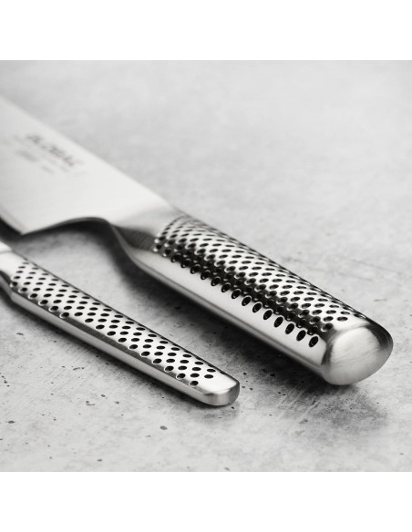 Set de Cuchillos Global: Chef 20 cm y Pelar 7.6 cm Set de Cuchillos Global: Chef 20 cm y Pelar 7.6 cm