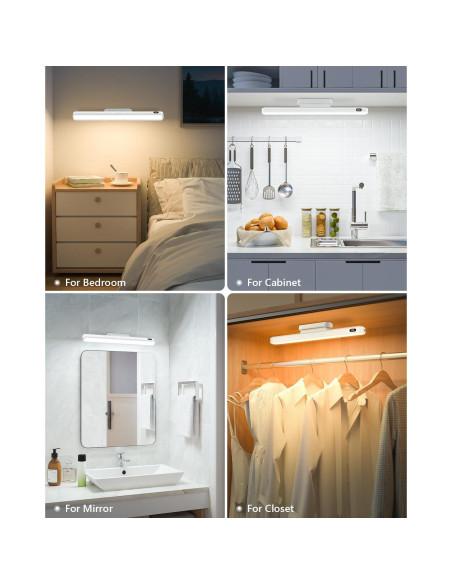 Barra de Luz Magnética WILLED 3W Recargable para Espejo Barra de Luz Magnética WILLED 3W Recargable para Espejo