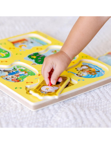 Rompecabezas de Sonido Infantil Melissa & Doug - 8 Piezas Rompecabezas de Sonido Infantil Melissa & Doug - 8 Piezas