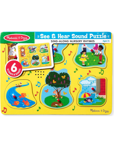 Rompecabezas de Sonido Infantil Melissa & Doug - 8 Piezas