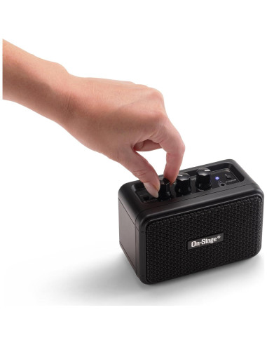 Amplificador de guitarra portátil On-Stage 25W Bluetooth USB C