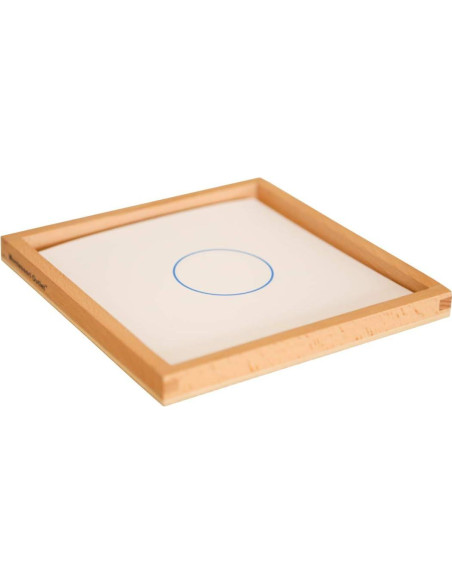 Tarjetas Geométricas Montessori con Bandeja de Madera Tarjetas Geométricas Montessori con Bandeja de Madera
