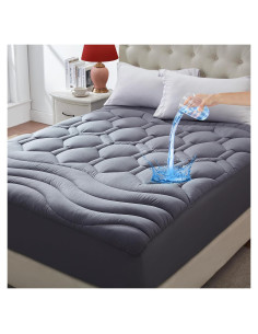 Protector de Colchón King Size Elven Home Impermeable 198x203 cm