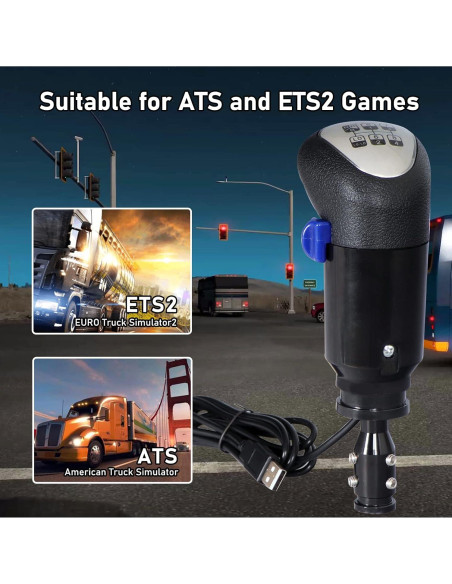 Cambiador USB XSLOER para Simulador de Camión ETS2 ATS Cambiador USB XSLOER para Simulador de Camión ETS2 ATS