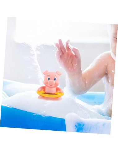 Termómetro de Baño Kisangel Rosa Flotante para Piscina y Spa