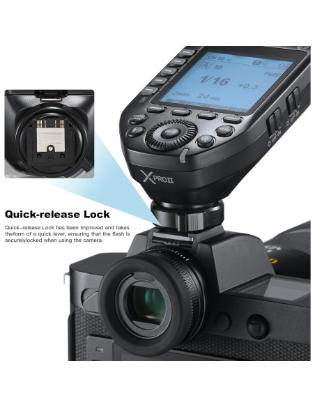 Disparador de Flash Godox XProII-C + 2 Receptores X1R-C para Canon Disparador de Flash Godox XProII-C + 2 Receptores X1R-C para Canon